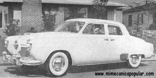 He aquí el Champion Regal con moderno diseño que tanto distingue a los automóviles de la línea Studebaker