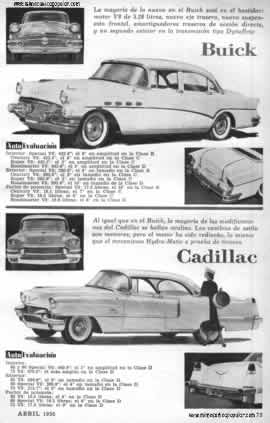Desfile de los Autos 1956 - Buick - Cadillac
