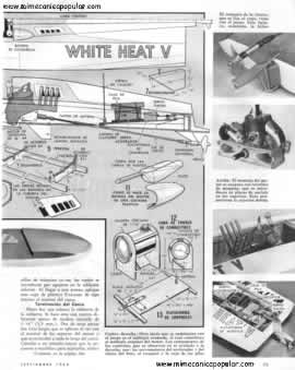 White Heat V - Hidroplano con Motor de Gasolina, Regulado por Radio