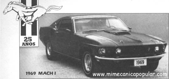 25 años de Mustang - 1969 MACH I