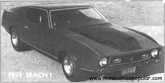 25 años de Mustang - 1971 MACHI I