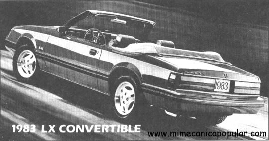 25 años de Mustang - 1983 LX CONVERTIBLE
