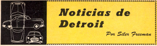 Noticias de Detroit - Octubre 1951- Por Siler Freeman