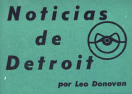 Noticias de Detroit Febrero 1954 - por Leo Donovan
