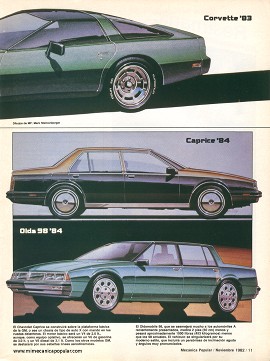 Autos GM hasta el 85 - Noviembre 1982
