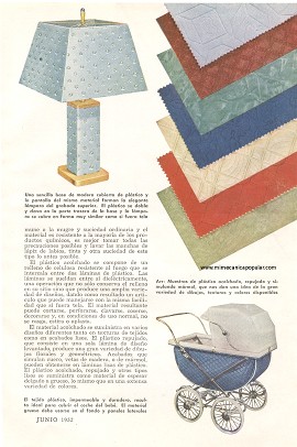 Decore con tela plástica - Junio 1952