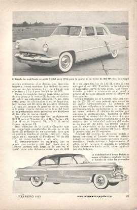 Modelos Chrysler, DeSoto y Lincoln de Febrero 1953