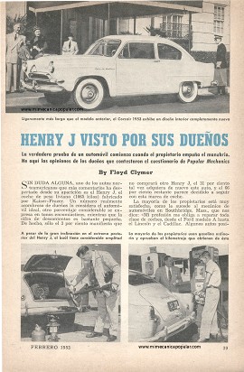 El Henry J Visto por sus Dueños - Febrero 1953