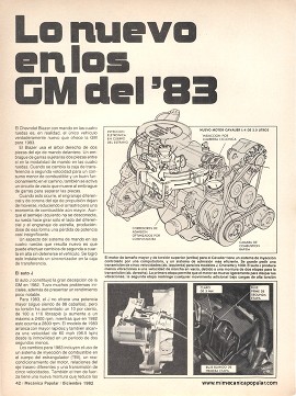 Lo nuevo en los GM del 83 - Diciembre 1982