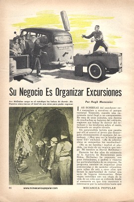 Su Negocio Es Organizar Excursiones - Febrero 1956