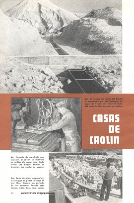 Casas de Caolin - Abril 1950