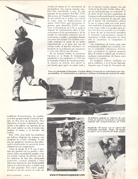 Aeromodelismo - Gran auge de los modelos gobernados por radio - Septiembre 1962