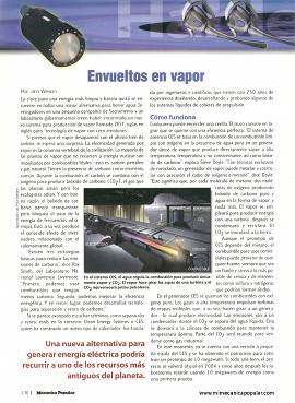 Envueltos en vapor - Una nueva alternativa para generar energía eléctrica - Julio 2001