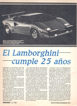 El Lamborghini cumple 25 años - Enero 1989