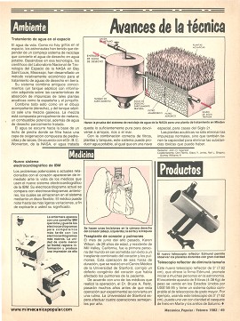 Avances... ...de la técnica - Febrero 1982