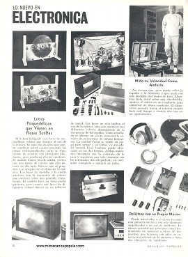 Lo Nuevo en Electrónica - Abril 1970