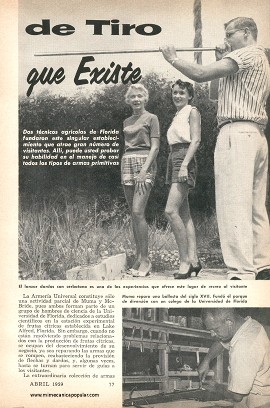 El Campo de Tiro Más Original que Existe - Abril 1959