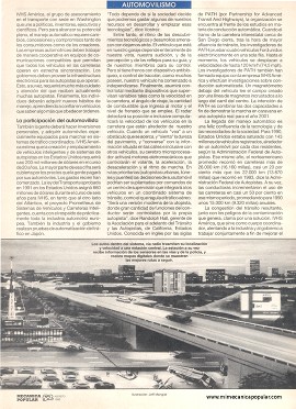 Autos y Carreteras Inteligentes - Agosto 1993