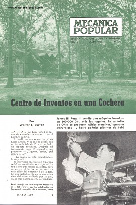 Centro de Inventos en una Cochera - Mayo 1950