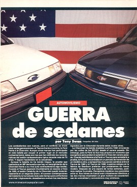 Chevrolet Lumina vs Ford Taurus - Marzo 1990