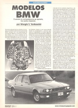 Modelos BMW - Mayo 1993