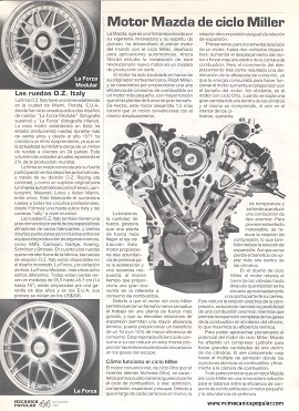 Motor Mazda de ciclo Miller - Septiembre 1993