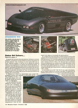 Autos del futuro - Diciembre 1986