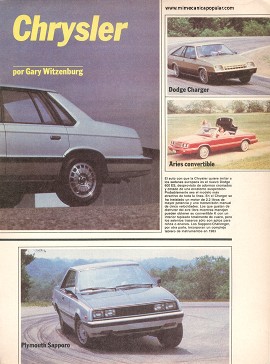 Los Chrysler del 83 - Diciembre 1982