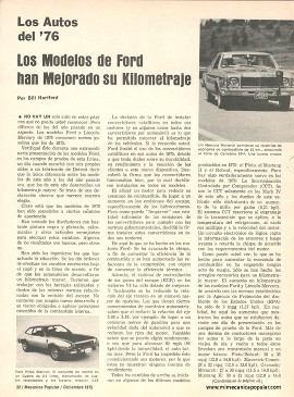 Los autos del 76: Ford - Diciembre 1975