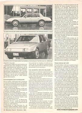 Nuevo auto eléctrico - Noviembre 1983