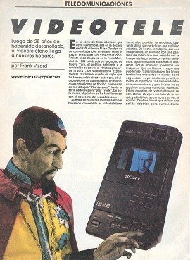 Videoteléfonos - Abril 1989