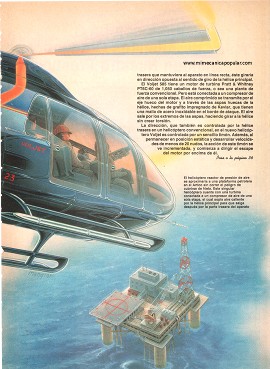 Helicóptero a chorro - Abril 1987