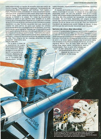 Al rescate de Hubble - Abril 1994