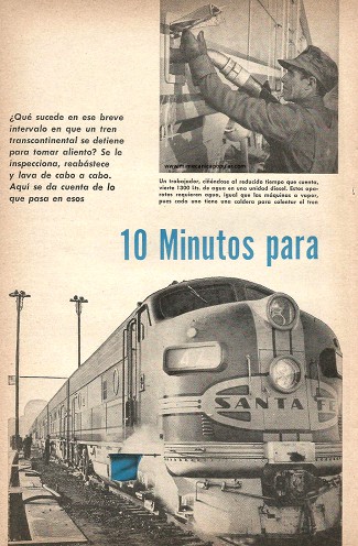 10 Minutos para Preparar un Tren Aerodinámico - Agosto 1953