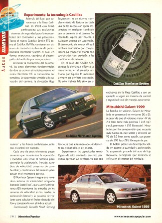 Autos nuevos - Septiembre 1998