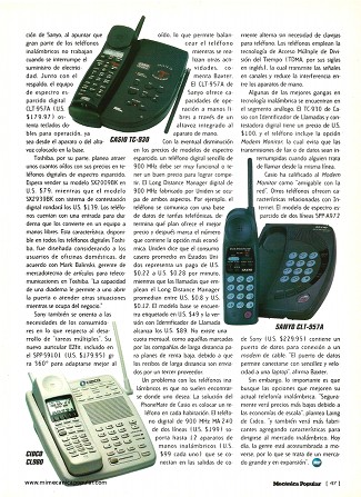 Comunicación de largo alcance - Septiembre 1999