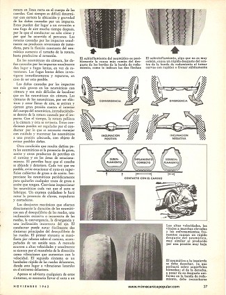 El cuidado de los neumáticos - Noviembre 1962