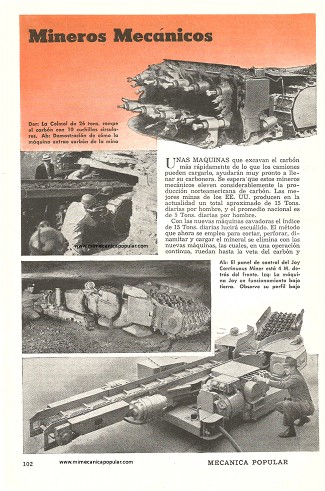Mineros Mecánicos - Junio 1949
