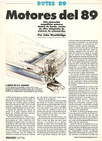 Navegación: Motores del 89 - Mayo 1989