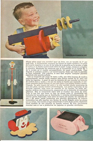 Alegría para los niños - Diez novedosos juguetes - Enero 1951