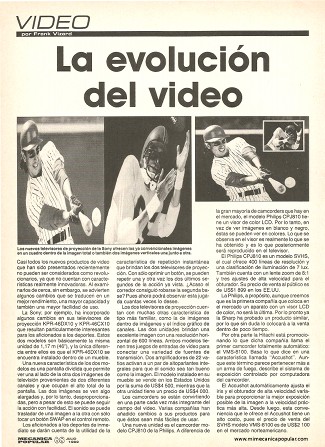 Video - Julio 1989