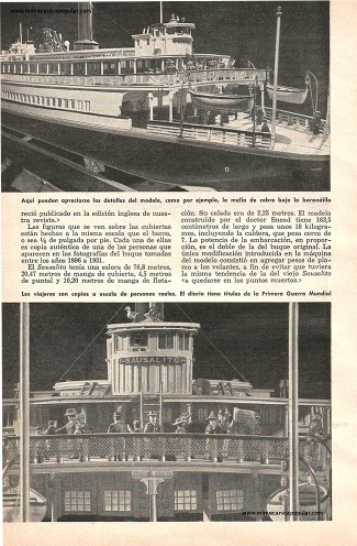 Réplica de un Famoso Barco - Noviembre 1957