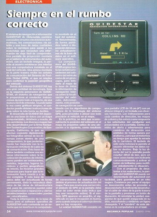 Siempre en el rumbo correcto -GPS - Enero 1996