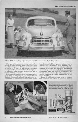El Automóvil Nash Modelo 1949 -Incluye un video - Enero 1949
