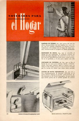 Novedades para el Hogar - Diciembre 1951