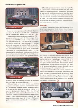 Mucho más que una H -Honda -Enero 1998
