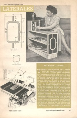 Estante de Libros Giratorio - Enero 1948