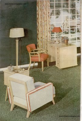 Muebles para LA SALA -Parte I - Enero 1950
