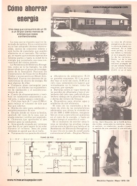 Cómo ahorrar energía - Mayo 1978