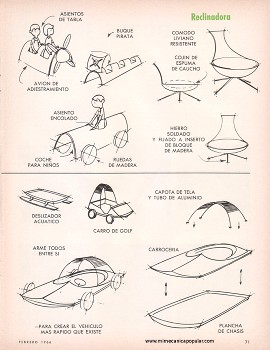 Ideas y Proyectos Para Usar Plyfoam - Febrero 1966